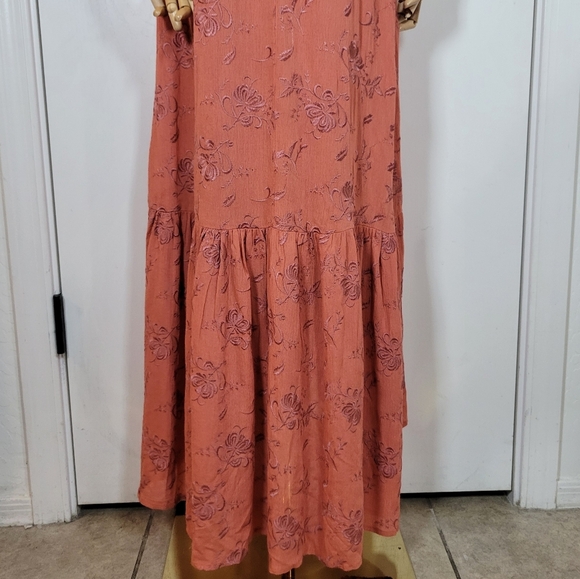 REVOLVE Flynn Skye Boho Embroidered Floral Maxi Sundress Size XS - Picture 9 of 12